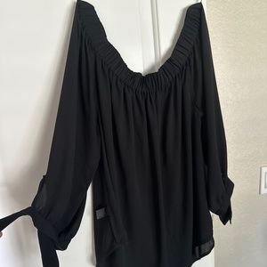 Off shoulder 3/4 sleeve top